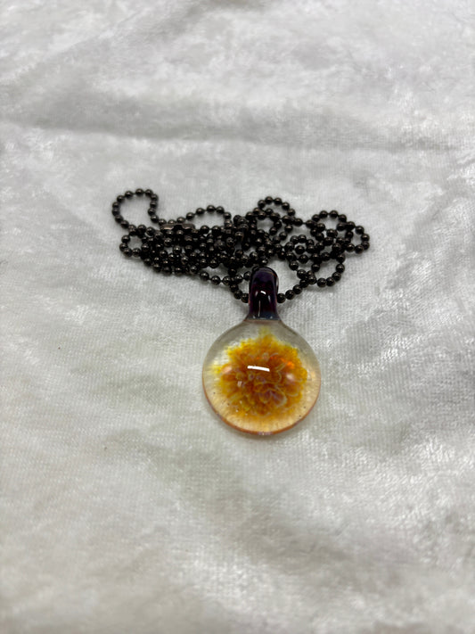 Amber Purple Pendant